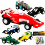 Набор машин young racer 2820-6ys гоночные машины пластик в пак. . 