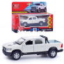 Машина металл dodge ram 1500 rebel 13 см, (двери, багаж, белый) инер, в коробке