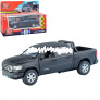 Машина металл dodge ram 1500 rebel 13 см, (матовый, откр. двер, баг, чер, ) инер, в коробке