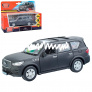 Машина металл infiniti qx80, 12, 5 см, ( откр. двери, баг. , черный ) инерц, в коробке