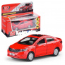 Машина металл kia rio, 12см, (открыв. двери, красный) инерц, в коробке