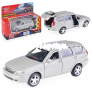 Машина металл lada priora, 12 см, (двери, багаж, бежевый) инерц, в коробке