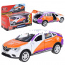 Машина металл renault arkana каршеринг, 12 см, (двери, багаж) инерц, в коробке