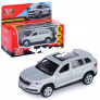 Машина металл skoda kodiaq матовый 12 см, двери, багаж, инер, серый
