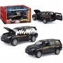 Машина металл toyota land cruiser prado, 20 см, (свет-звук, двери, капот) в коробке