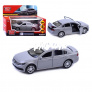 Машина металл volkswagen passat 12 см, двер, багаж, инерц, темно-серый, в коробке