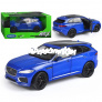 Машинка 1:24 jaguar f-pace, синий